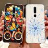 For Oppo F11 Case CPH1913 CPH1911 Colorful Flowers Painted Cover Soft Silicone Phone Case For Oppo F11 Pro F 11 OppoF11 Pro Bags