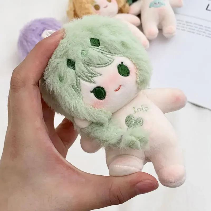 10Cm Mbti Attribute Doll Mini Body Cute Soft Plush Doll Body Cotton Keychain Accessories Figure Plushie Stuffed Toy Xmas Gift