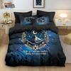 3pcs Red Bedding Set Golden Rose Valentine's Day Print Comfortable King Queen Twin Single Size for Home Decoration for Lover