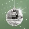 Mini Disco Ball Hanging Mini Mirror Disco Ball Christmas Tree Ornament for Disco Themed Party Christmas Tree Wedding Ornament