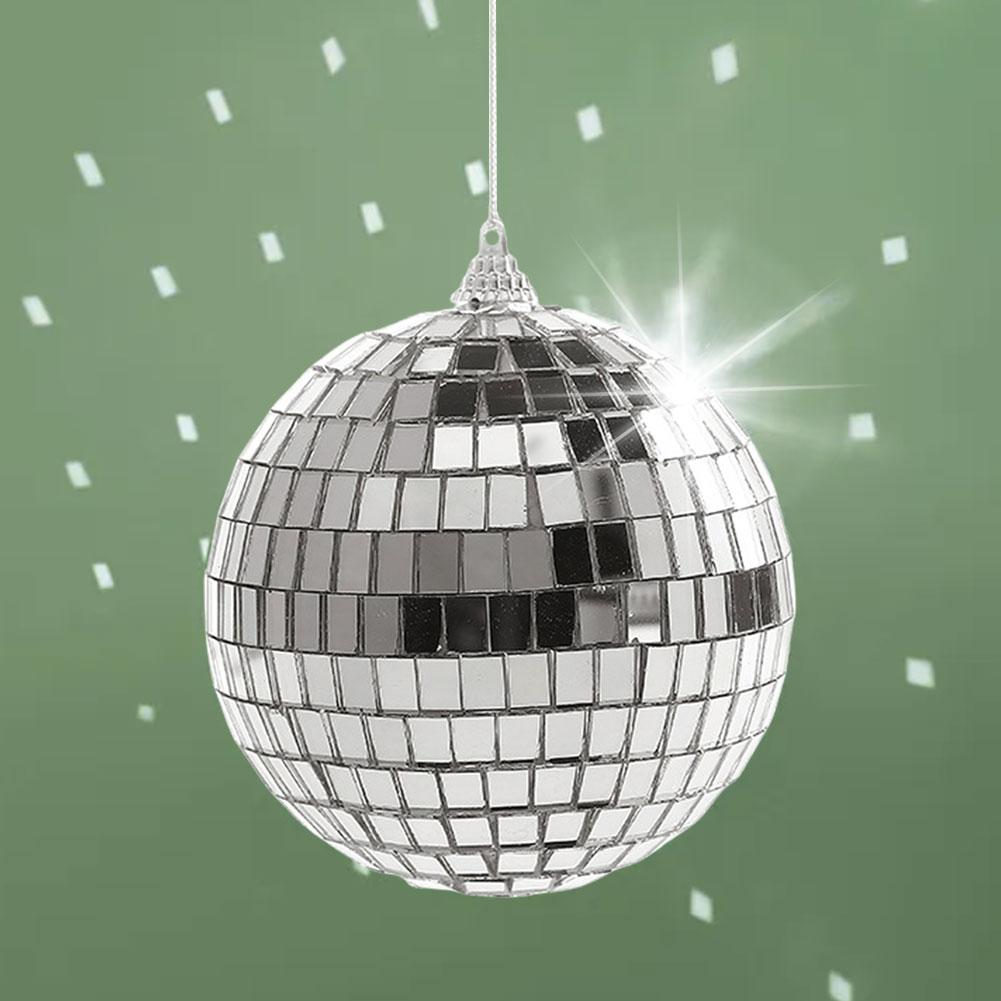 Mini Disco Ball Hanging Mini Mirror Disco Ball Christmas Tree Ornament for Disco Themed Party Christmas Tree Wedding Ornament