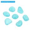 500pcs Glow Rocks 8-11mm Glow Pebbles Decoration In the Dark Luminous Stones Decor DIY Decorative for Garden, Potted Plant,
