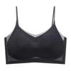 Super Thin Seamless Ice Silk Bandeau for Women - Breathable, Push-Up, Beautiful Back Camisole Bra