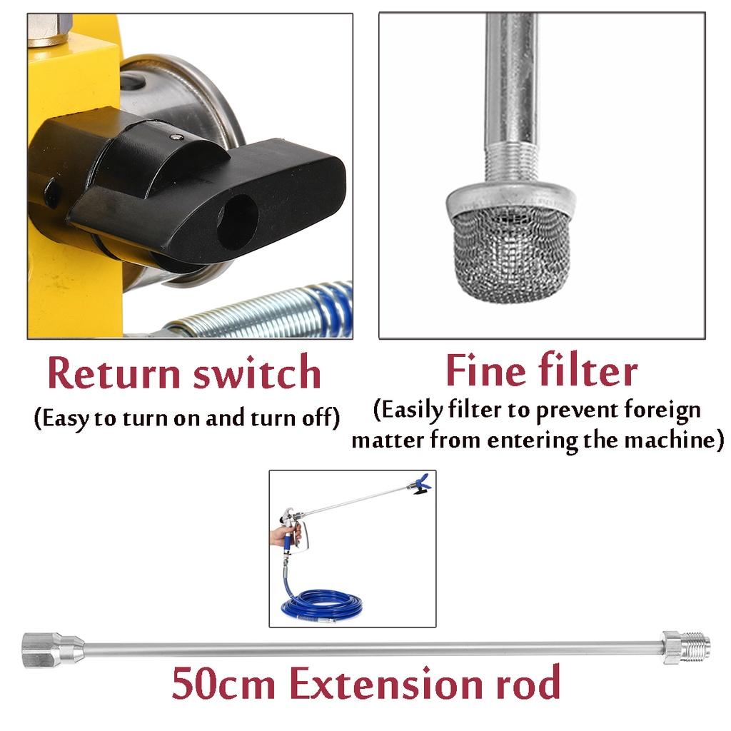 48x43x53cm 20Mpa High-pressure Airless Spray Guns Airless Paint Sprayer Painting Machine Professional Airless Spraying Machine