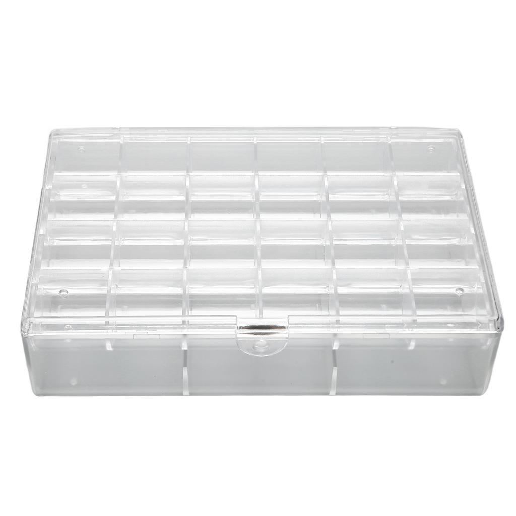 Earring Holder Organizer Transparent Acrylic 30 Grids Portable Stackable Earring Organizer Box L