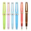Jinhao 82 DIY Transparency Fountain Pen Acrylic Ink Spin Golden EF/F Nib Elegante Business Office School Supplies Writing Pen