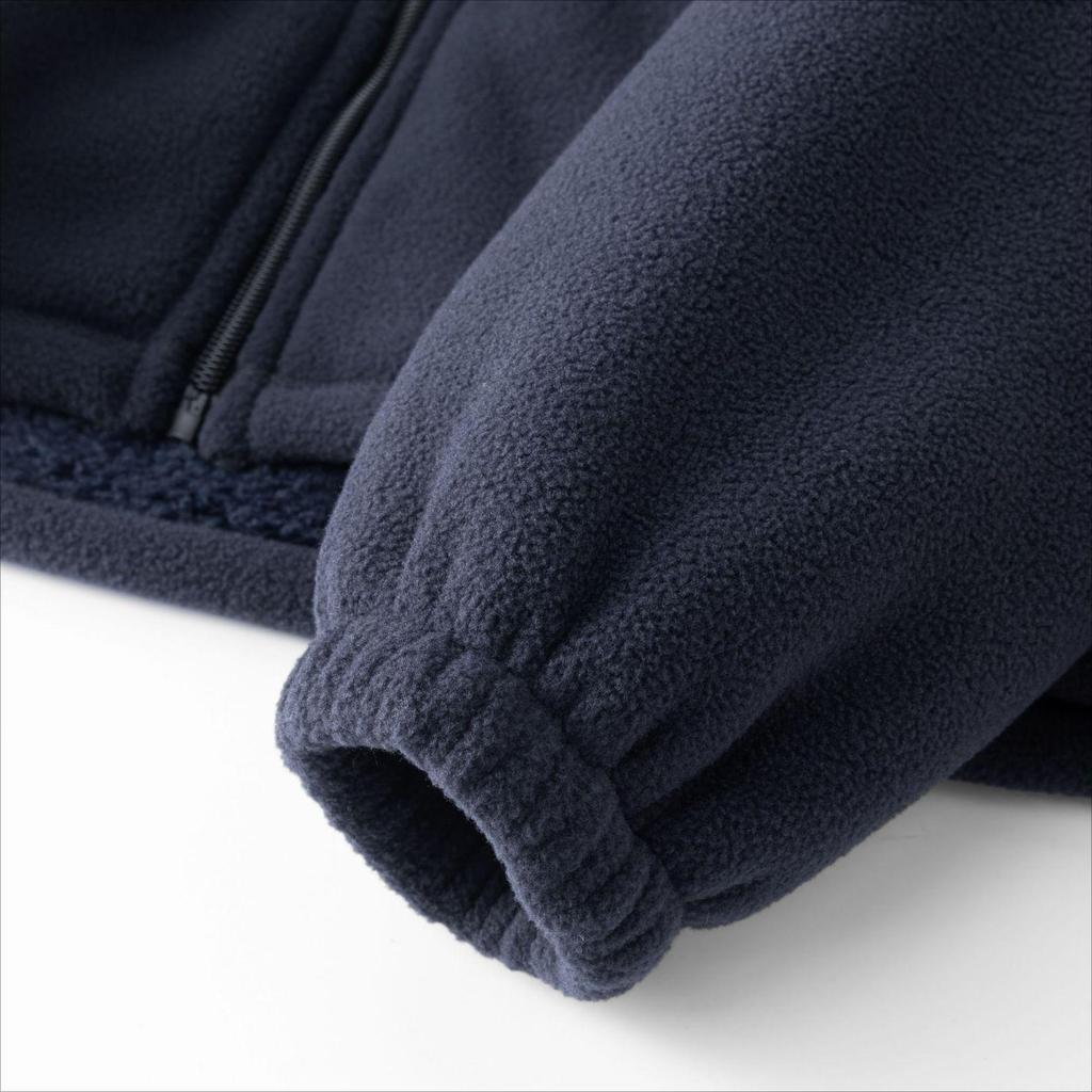 Fleece Clothes Autumn and Winter Fleece Cardigan Sports Jacket Casual Fattened Large Size Thickened Men's Cotton Fleece Jacket