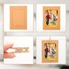20 Photo Albums, 20 Clips and 2 Rolls of Jute Cord Paper Frame Set, Hanging Photo Display Banner, Suitable for Home, Wedding and Party Decorations
