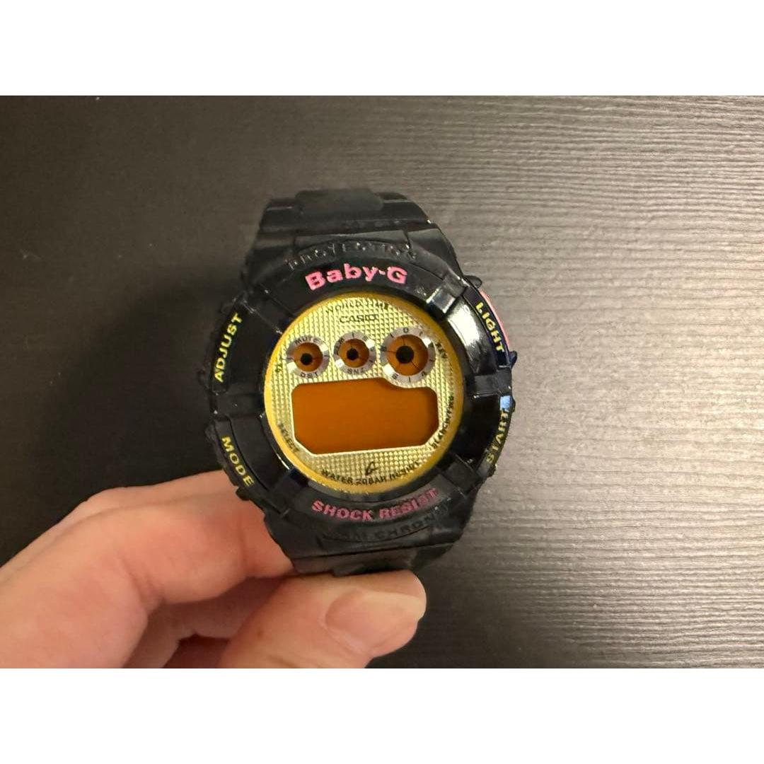CASIO Baby-G Digital Watch Black Gold