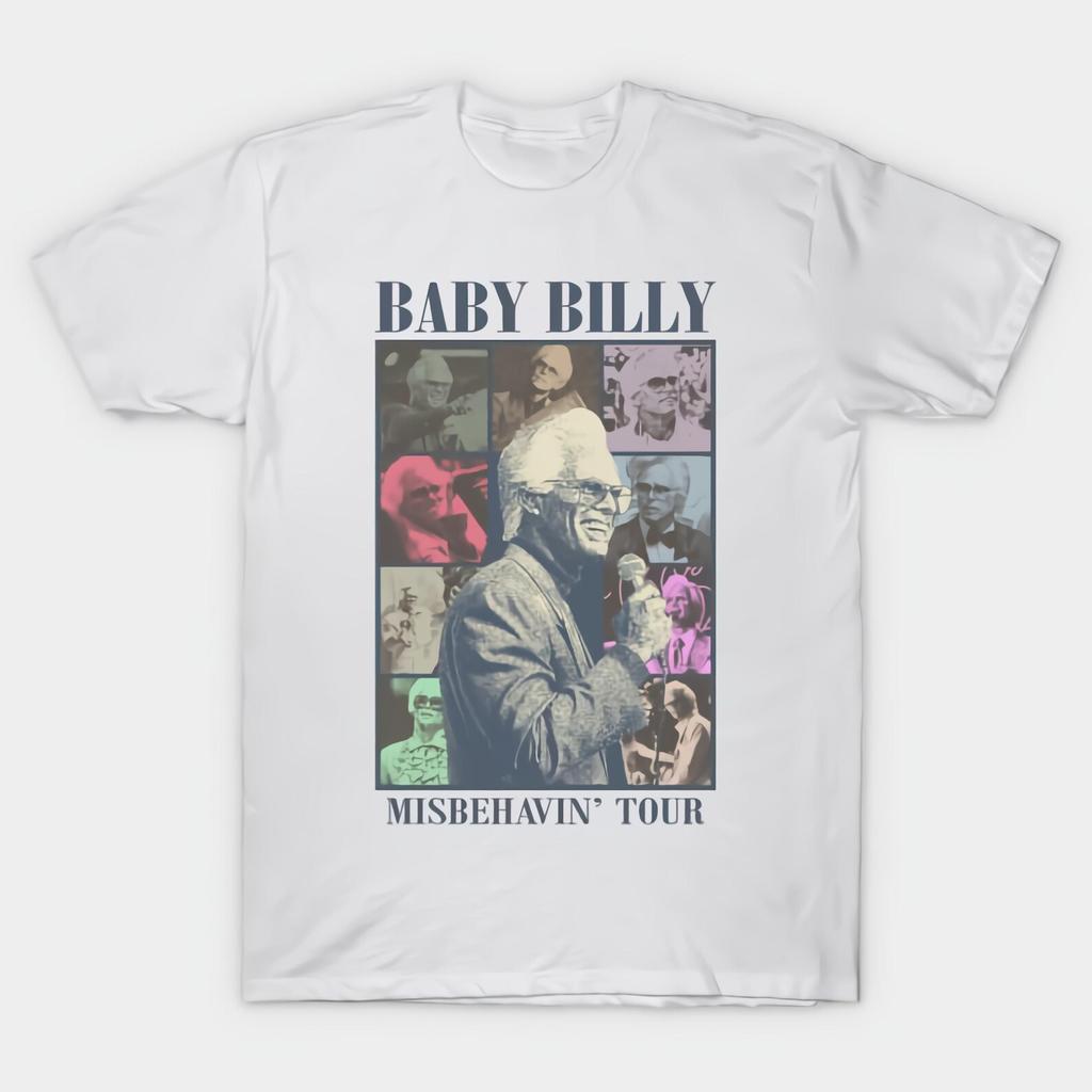 Vintage Baby Billy 80s White T shirt Size S-4X Casual