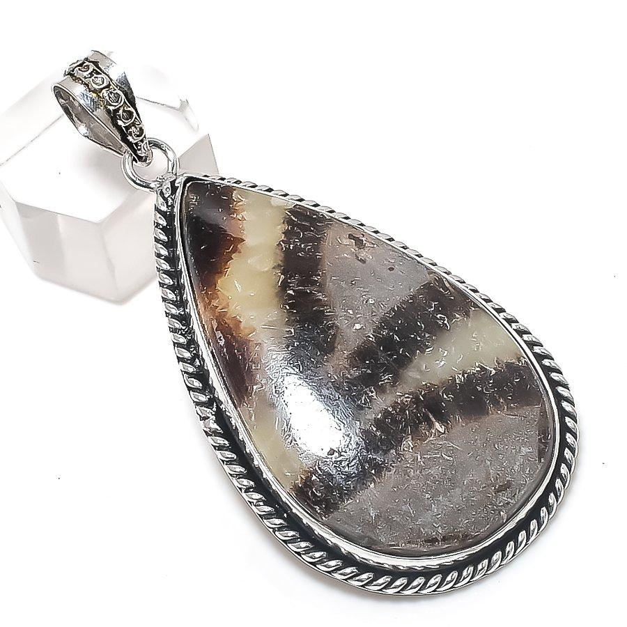 

Septerian Stone Gemstone 925 Sterling Silver Jewelry Pendant 2.44