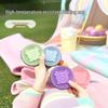 Portable Food-Grade Silicone Collapsible Water Cup for Kids, Heat-Resistant Travel Toothbrush/Mouthwash Cup
