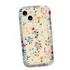 Broken Flowers Ins Wind Suitable for iPhone17PROMAX Mobile Phone Case 16Pro Apple 14 All-inclusive 13 Transparent 15 Soft Case