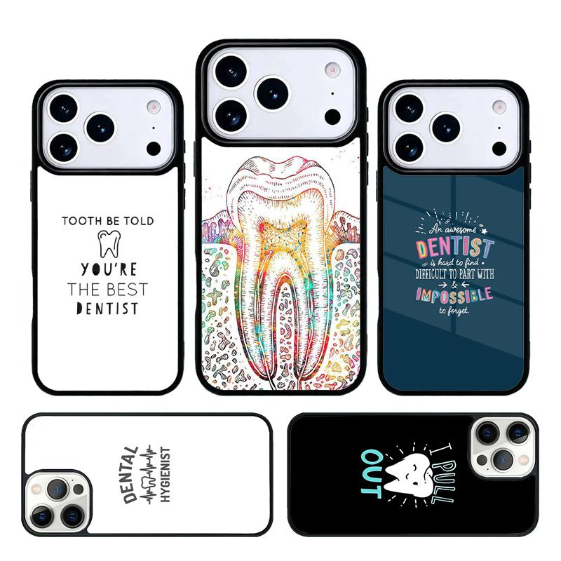 Funny Dental Dentist Quotes Phone Case Cover Compatible with for IPhone 17air 16e 15 14 13 12 11Pro Max 17 Air