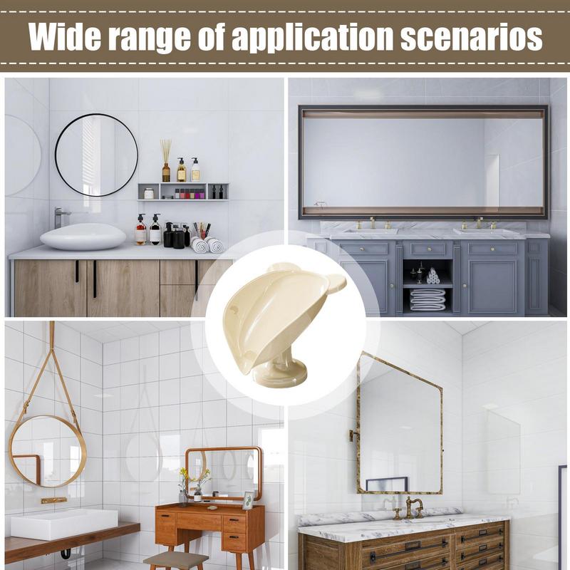 Drainable Suction Cup Soap Case No-drilling Removable Bar Soap Holders Bathroom Countertop Soap Box Bathroom Accessories