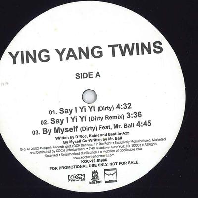 12inch Record YING YANG TWINS - Say I Yi Yi / Alley KOC1254986 KOCH 2001 US Rap & Hip-Hop/R&B Used