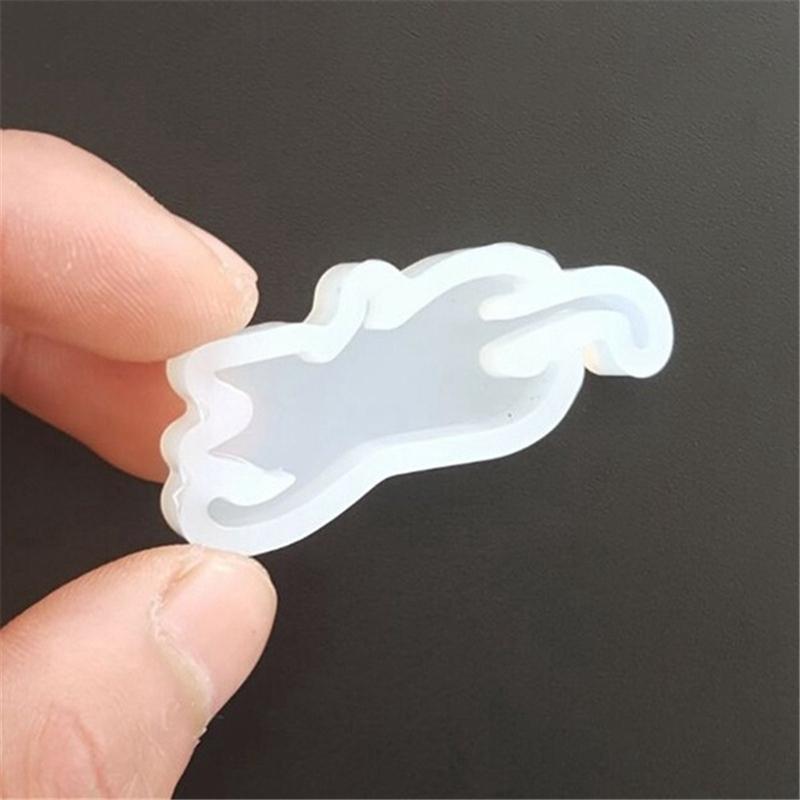 3ks Silikonová pryskyřice Kočka DIY Řemesla Dekorace šperků Přívěsek Telefonní doplňky Řemeslné ručně vyráběné Nástroje