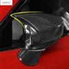 2 Stück Auto-Rückspiegelkappe Schale Schutzabdeckung Verkleidung Für Mazda 3 2017 2018 Schwarz / Karbonfaser-Stil Außenzubehör