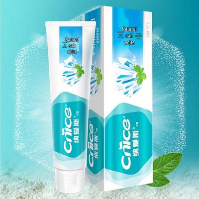 NICE Cool Ice Chrysanthemum & Natural Salt Toothpaste Twin Pack