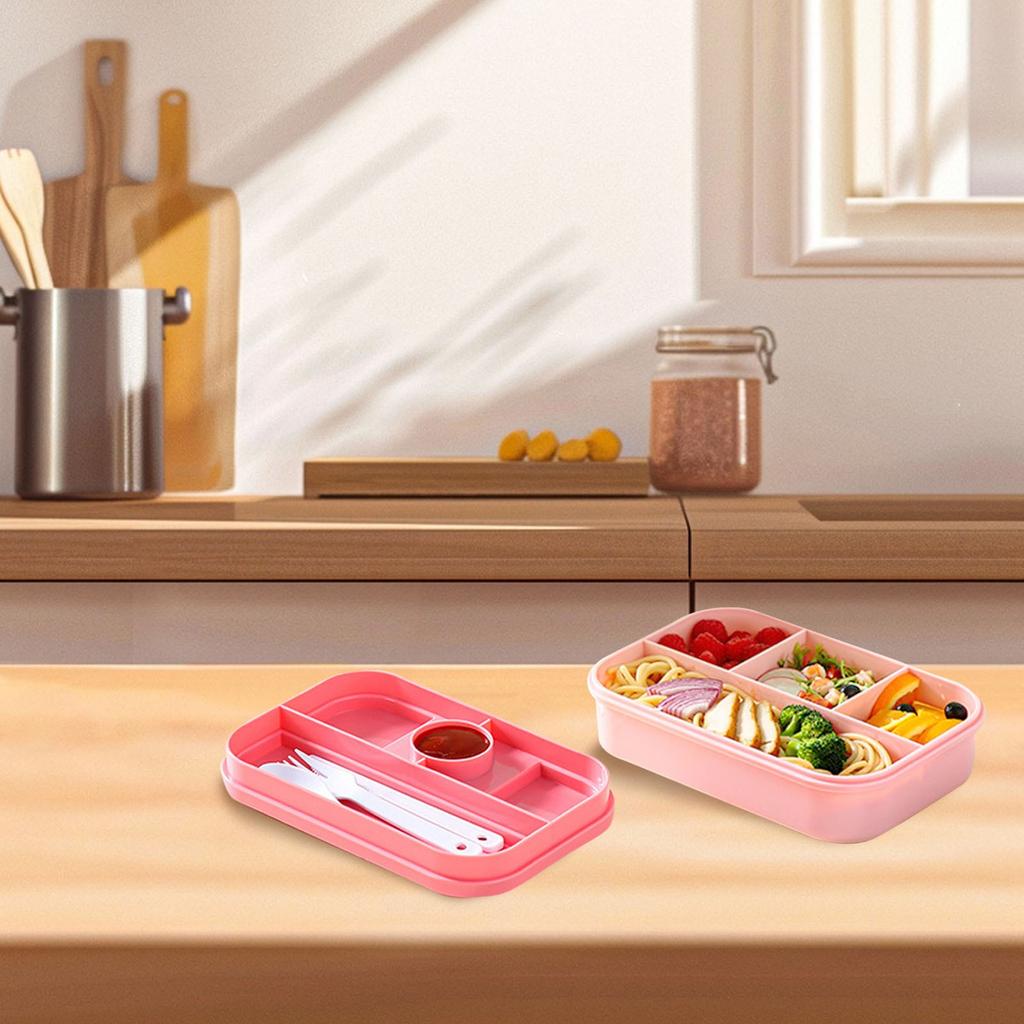 Bento Box Kids Lunch Box Large Bento Leak Proof With Food Storage Container With Cutlery For Kids Back To School