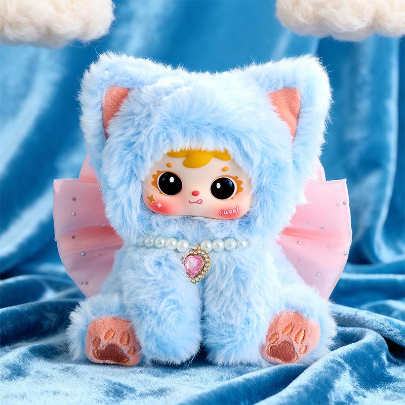 

Серия плюшевых игрушек-кошек «Радужный Сэмюэл» в слепых коробках, милые виниловые куклы-брелоки, декоративные сюрприз-боксы, коллекционные игрушки, подарки на день рождения 1 Box Random