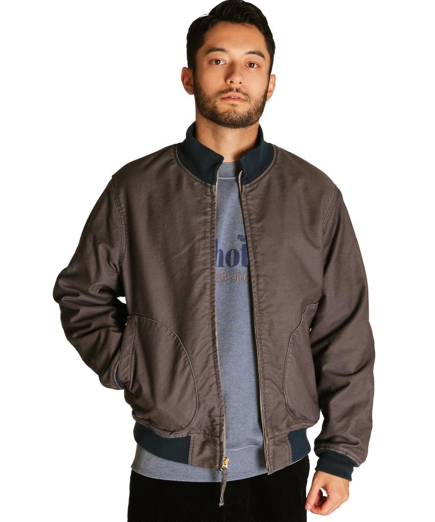 Schott CIVILIAN WINTER COMBAT JACKET, Herren, XL, 020, Grau, 782-5252011