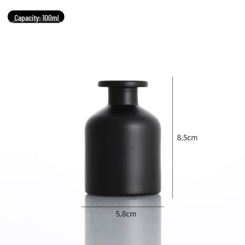 Hot Selling 100ml Large Belly Colored Glass Aroma Diffuser Bottle - Transparent or Frosted