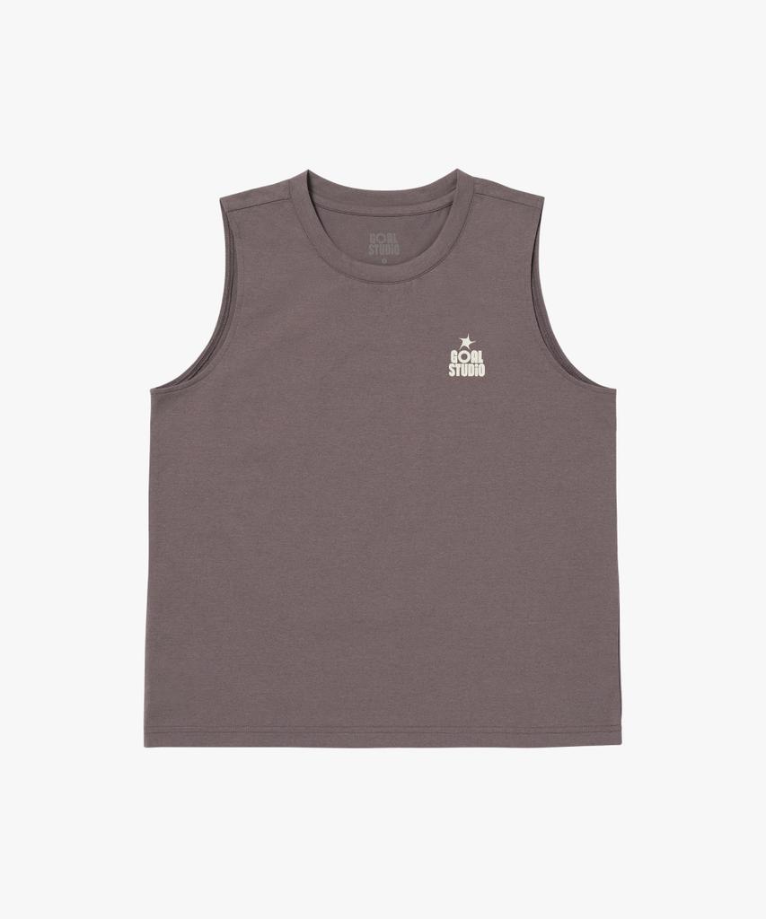 GOALSTUDIO Ws Essential Airdry Sleeveless-Brown