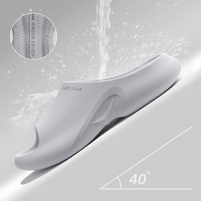 Fashion Comwarm Men Classic EVA Slippers Beach Shoes Fashion Men Sandals Large Size Indoor Outdoor Slippers Non-Slips Casual House Shoes
