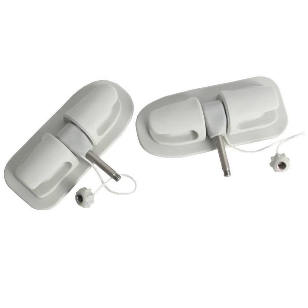 

1 пара 200 мм универсальных держателей весла для каяка, крепление для весла, аксессуары для замены надувной лодки, шлюпки 1 Pair серый