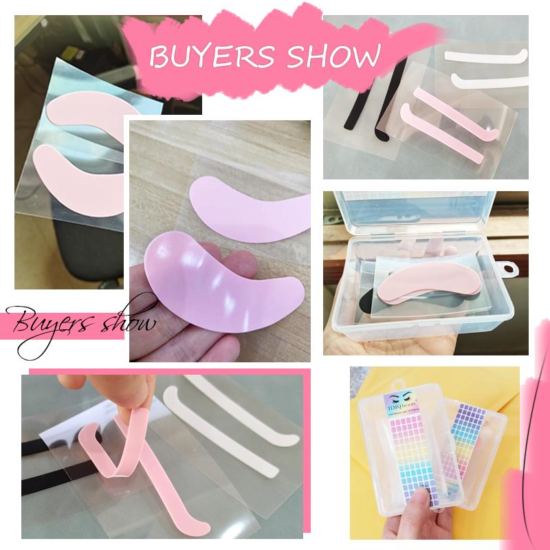 2 Pairs Silicon Eye Pads For Lash Lifting Reusable Eyelash Perming Silicone Pad Lash Lift Ribbons Eyelash Extension Makeup Tools