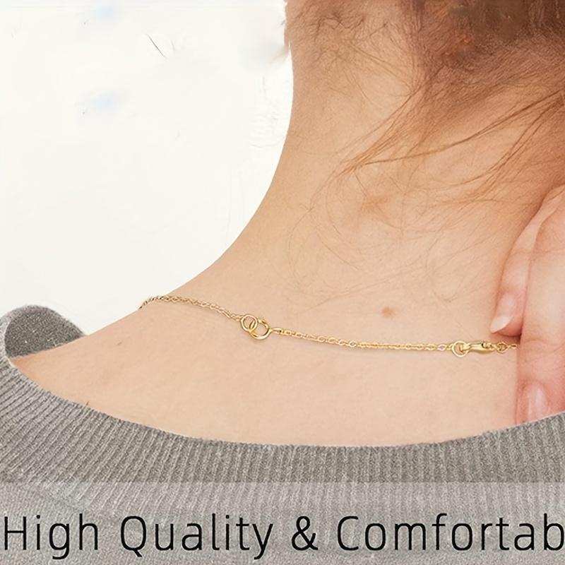 [Adjustable Extension Chain] 3pcs Adjustable Spring Clasp Extension Chain | DIY Bracelet Necklace Tail Chain