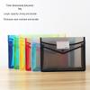 Transparent A4 Document Bag with Large Capacity and Business Card Holder