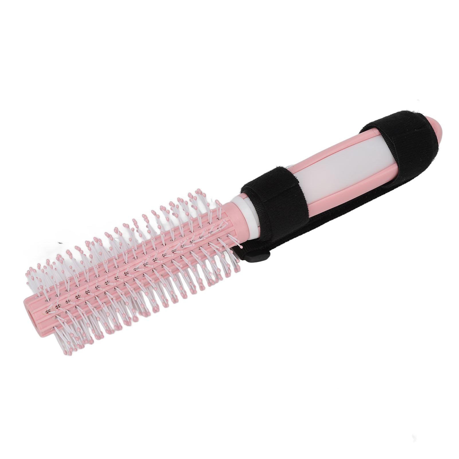 

Handicapped Auxiliary Comb Portable Plastic Handle Comb Hair Brush for Elder People