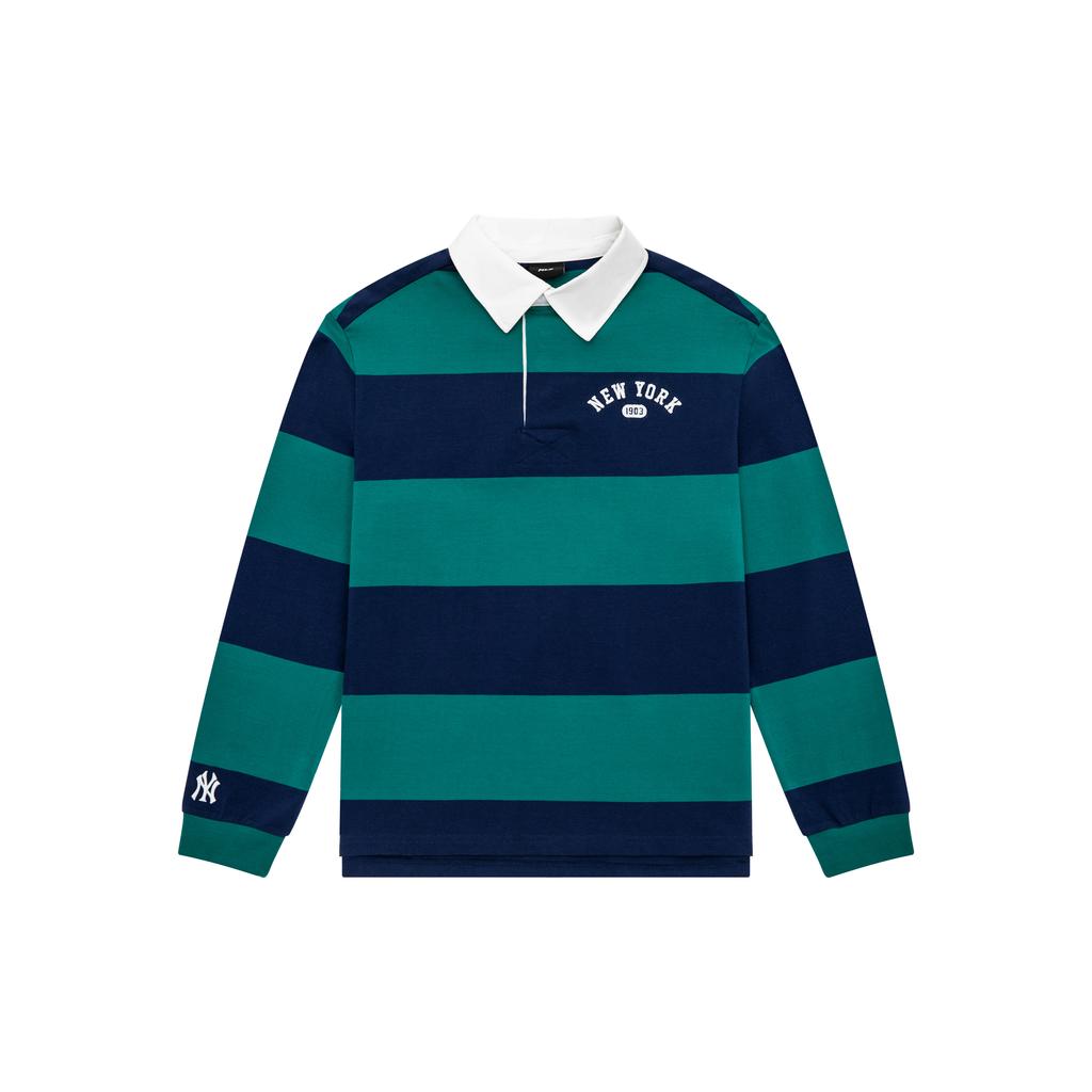 New MLB Polo Shirt SS23 Green Kids' 7APQBV131-50GND