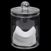 Storage Box Useful with Lid Easy To Refill Multi-purpose Cotton Swab Floss Jar Household Supplies