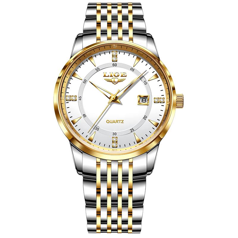 New Gold Watch Women Watches Ladies Creative Steel Women's Bracelet Watches Fashion Waterproof Chronograph Relogio Feminino
