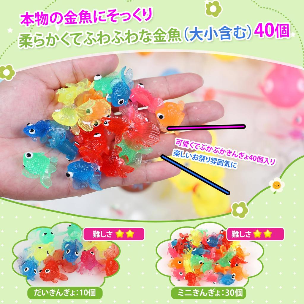 Super Ball Scooping Goldfish Scooping Perfect for Home Includes Super Summer Festival and Mochi Set, Set, Festivals, 115-Piece Set, Balls, Scooping,