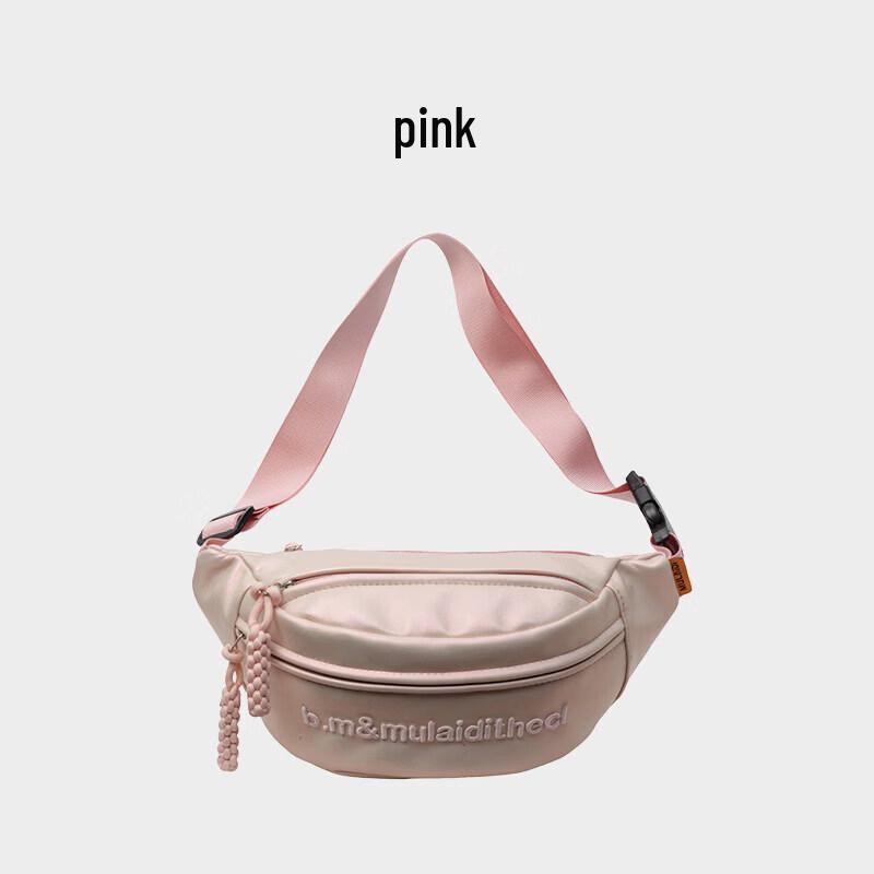 JINSHIWQ Women s Casual Sports Crossbody Bag розовый