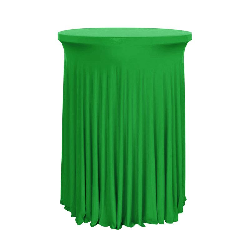 Elastische runde Tischdecke für Cocktail- oder Banketthochstühle