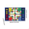 Flying Chess Carpet Crawling Mat Set Puzzles Easy to Carry Travel Game Pad Portable Board