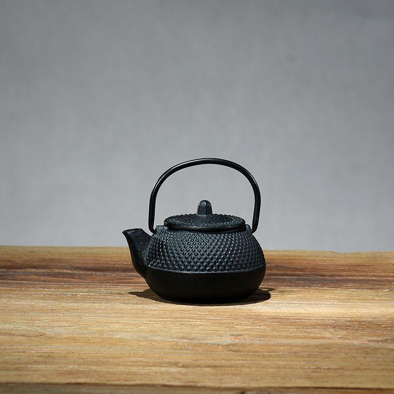 Cast Iron Teapot for Open Flame and Outdoor Cooking