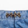 Waist Buckle Bow Pants Button Tightener Zinc Zinc Alloy Jean Buttons for Loose Jeans  Unisex