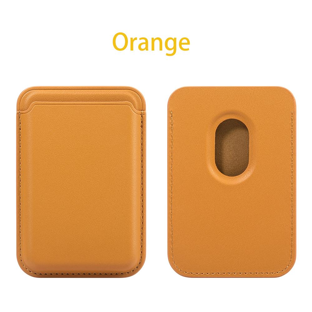 Carteira Magnética Universal de Couro MagSafe Porta-Cartões Bolso para Cartões com Fixação Forte para Iphone Samsung Xiaomi OPPO Motorola Google