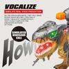 Rc T-Rex, Runs & Roars, Built-In Sound Effects, Birthday Present For Kids 3+, With Remote, Batteries Artificial Alloy Dinosaur Plaything