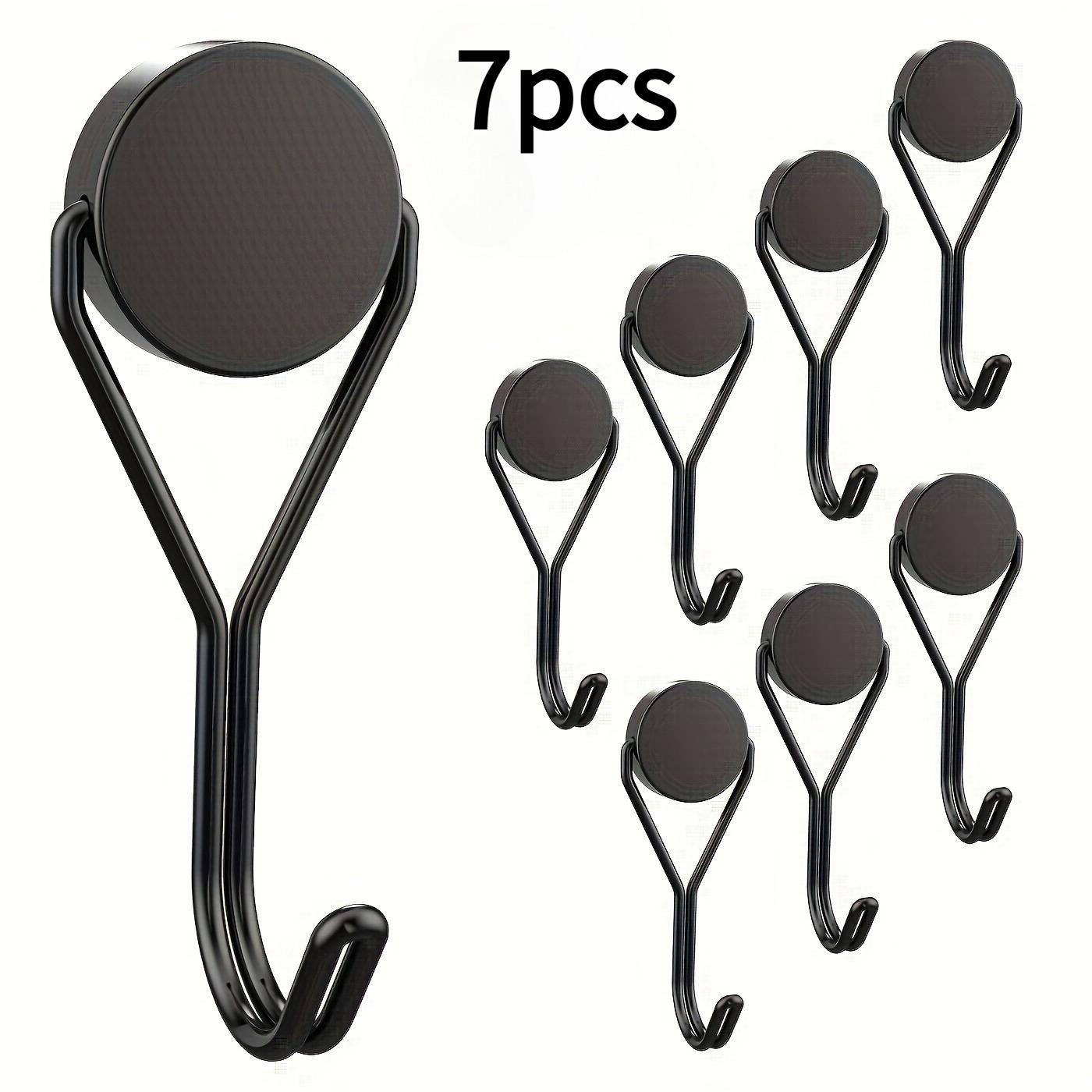 

7pcs Magnetic Hooks, Heavy Duty Magnet Hooks for Hanging, Magnets with Swivel Hook for Cruise, Refrigerator,Fridge,Grill,Holders