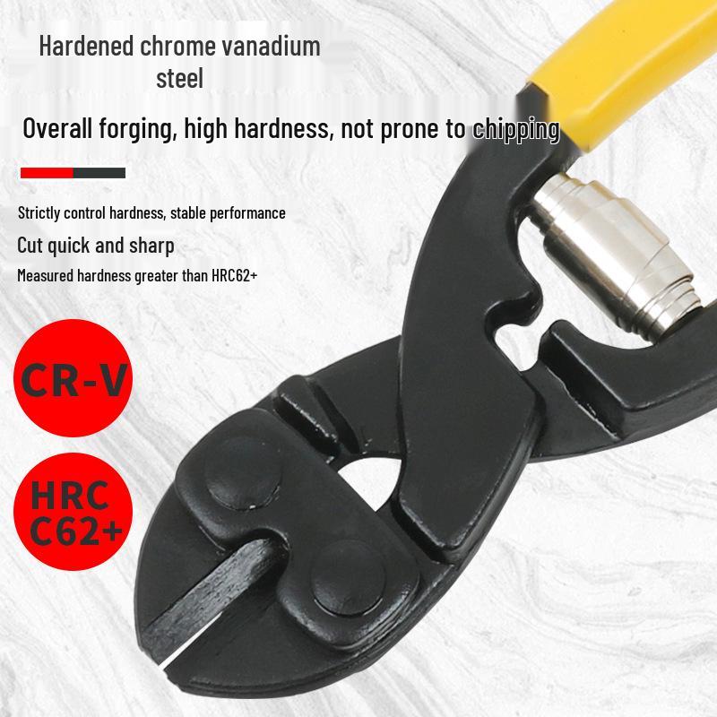 8-inch Labor-Saving Steel Wire Cutters, 9-inch Heavy-Duty Pliers for Cutting Iron, Steel, Copper Wire, and Rebar