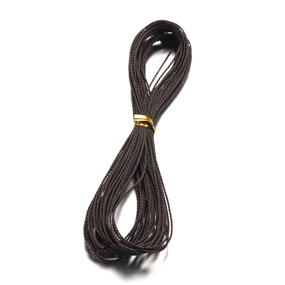 10m/Lot 1mm Waxed Cotton String Beading Cord Rope for DIY Bracelet Necklace Jewelry Making Supplies Accessories
