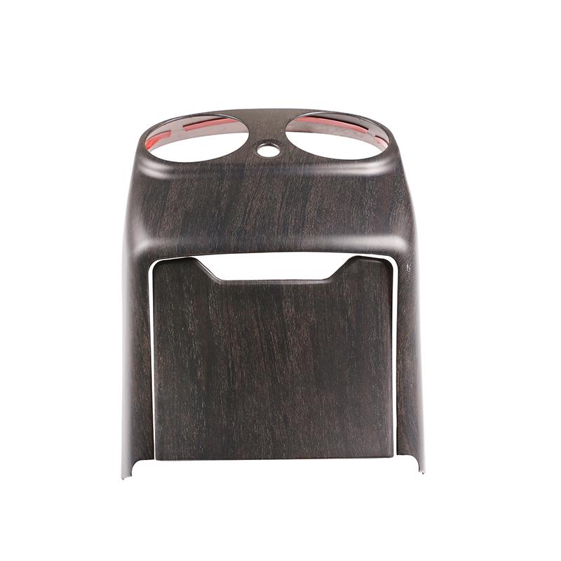 Carbon Fiber Style For Mercedes Benz E Class W213 2016- ABS Plastic Rear Row Armrest Box AC Vent Cover Trim Car Accessories