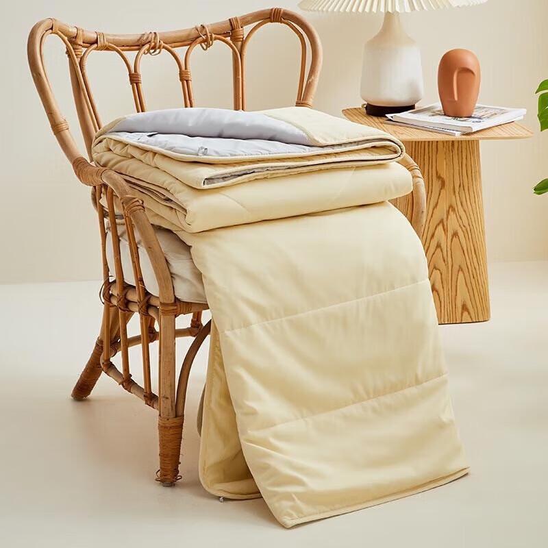 Luolai Home Textiles Double-sided Tussah Silk Quilt